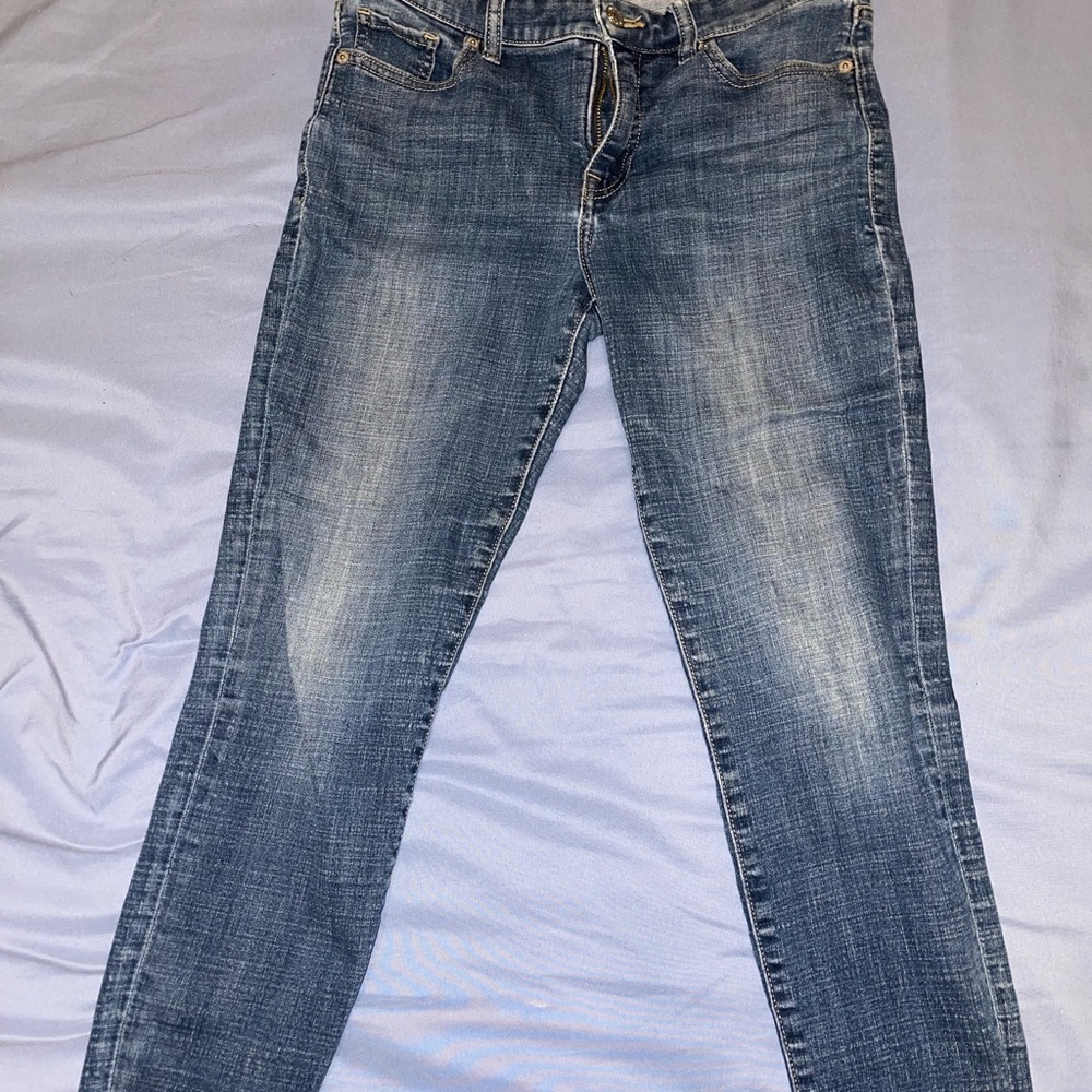 Lucky Brand Women's Faded Blue Jeans